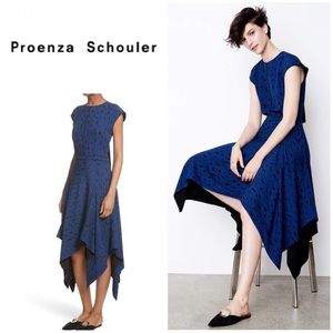New Proenza Schouler Silk Print Dress